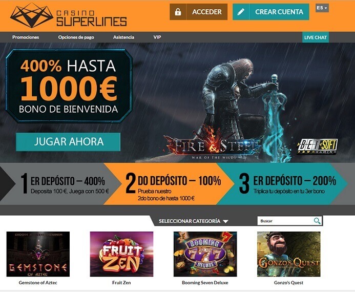 casino superlines analisis