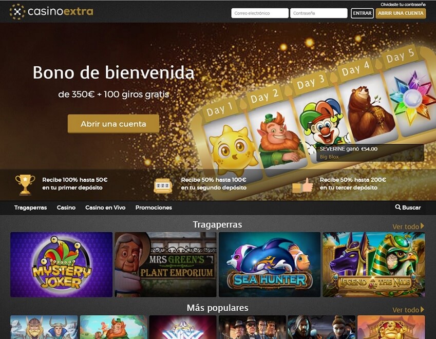 Casino extra homepage
