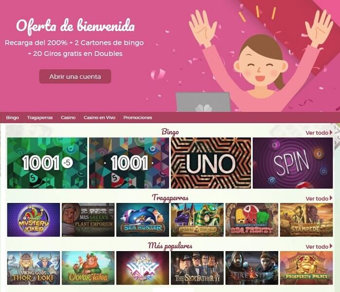 juegabingo mainpage
