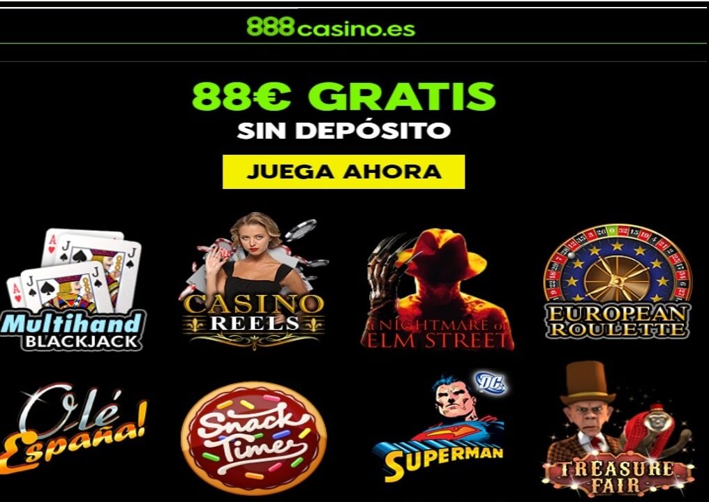Casino 888 bono por registro de 88 euros gratis