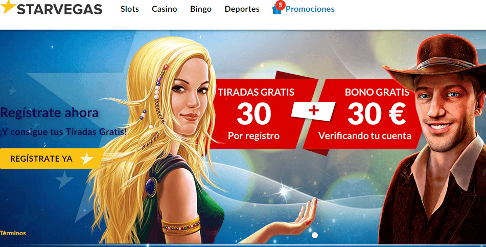 Bono de bienvenida Starvegas